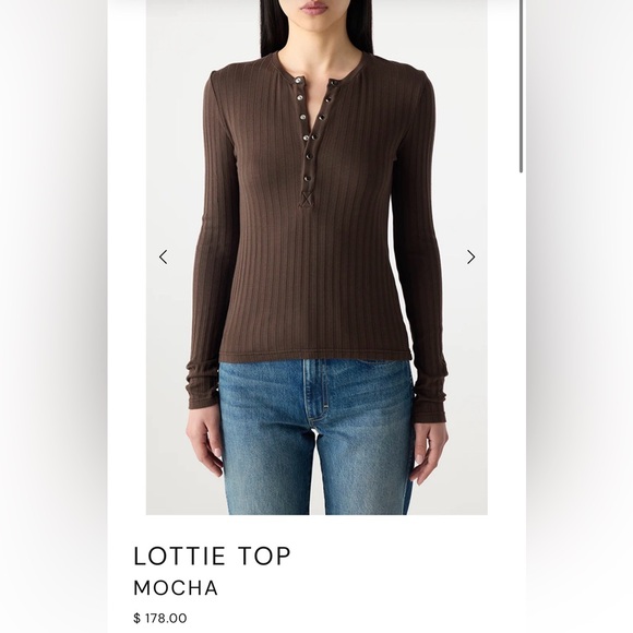 AMO Tops - Amo Lottie Top in Mocha
